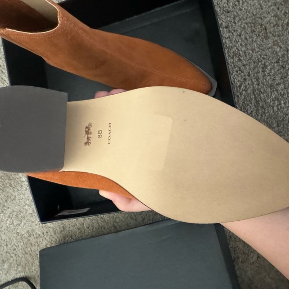 🆕 Coach Prestyn 80mm suede ankle boots - Picture 7 of 10